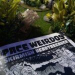 Space Weirdos rulebook on the gaming table.
