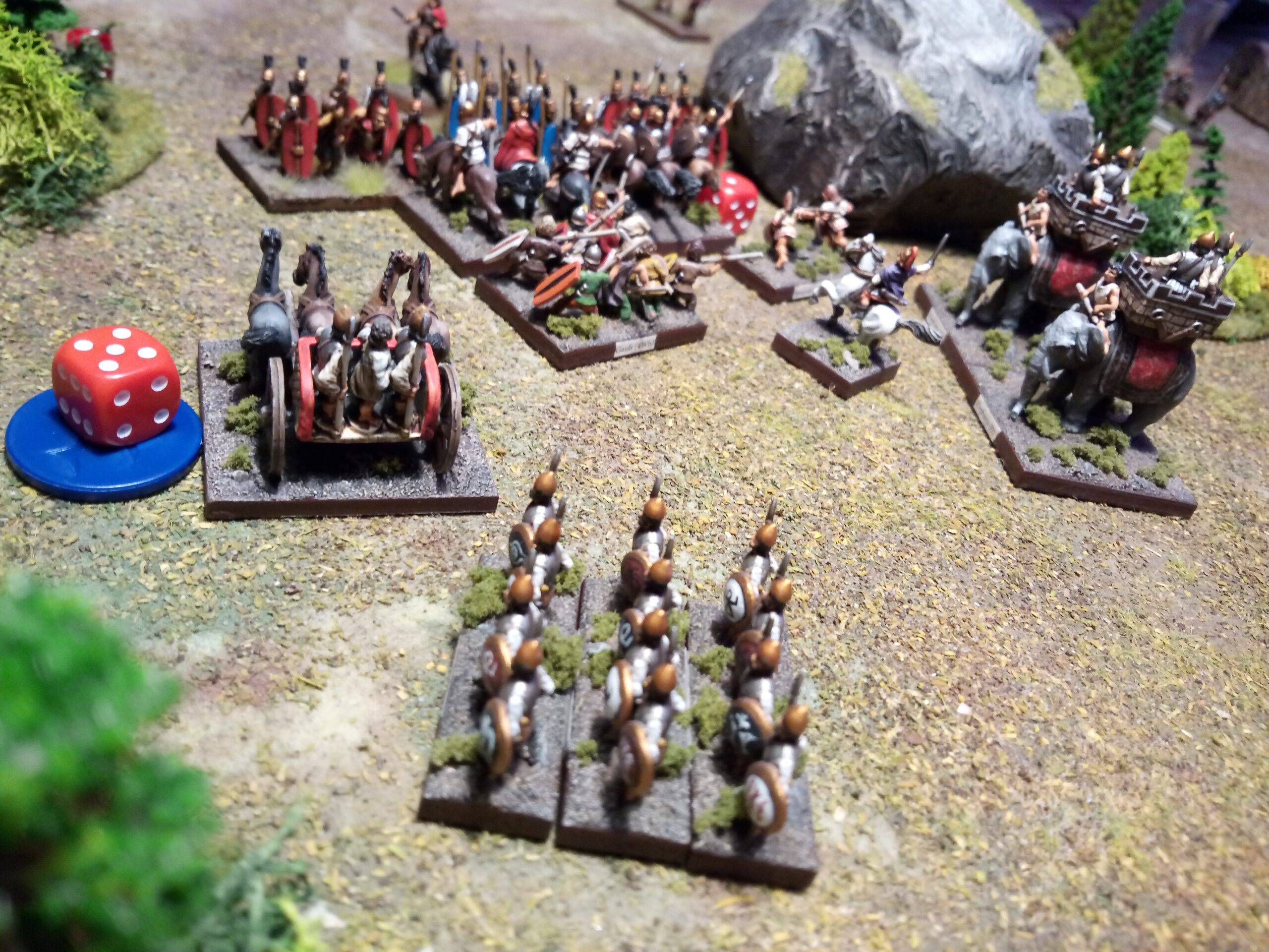 Kings of War Historical: Chariot wavered!